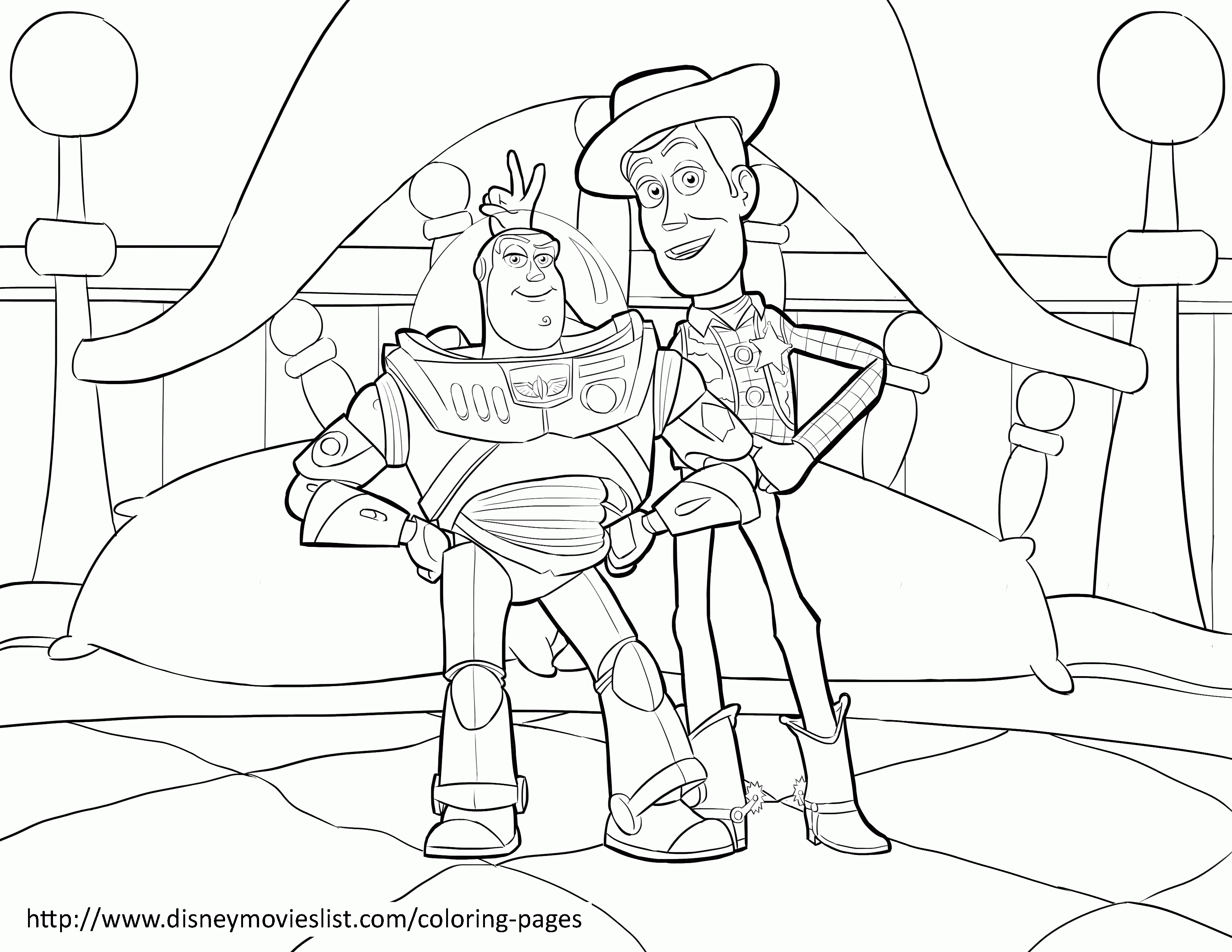 Free Printable Disney Toy Story Coloring Pages - Coloring Home