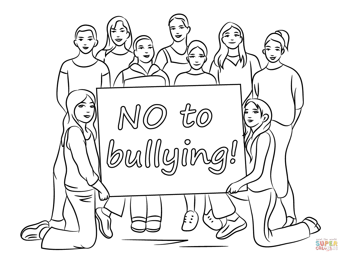 Anti-bullying coloring pages | Free Coloring Pages
