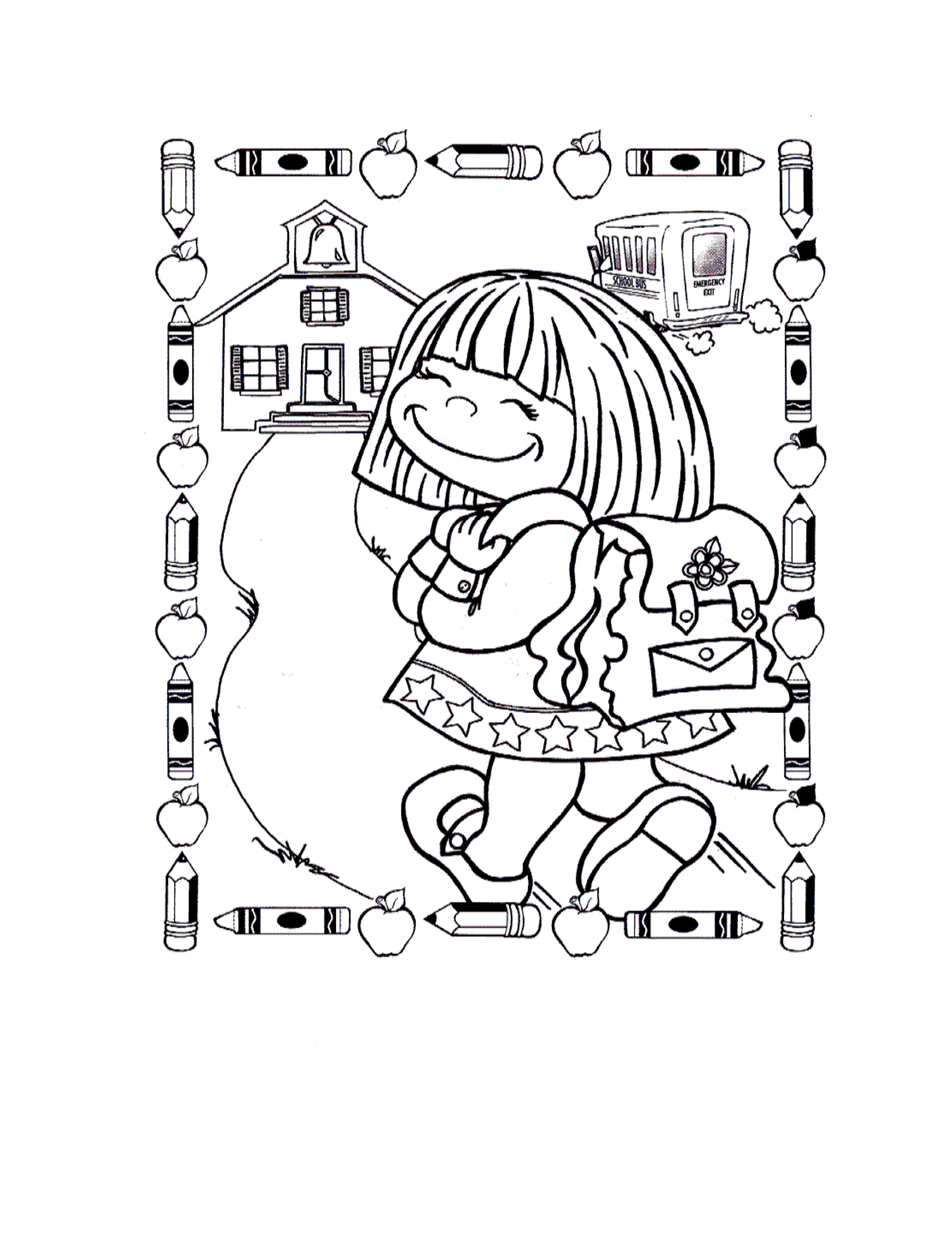 Free Coloring Sheets For First Graders - Coloring