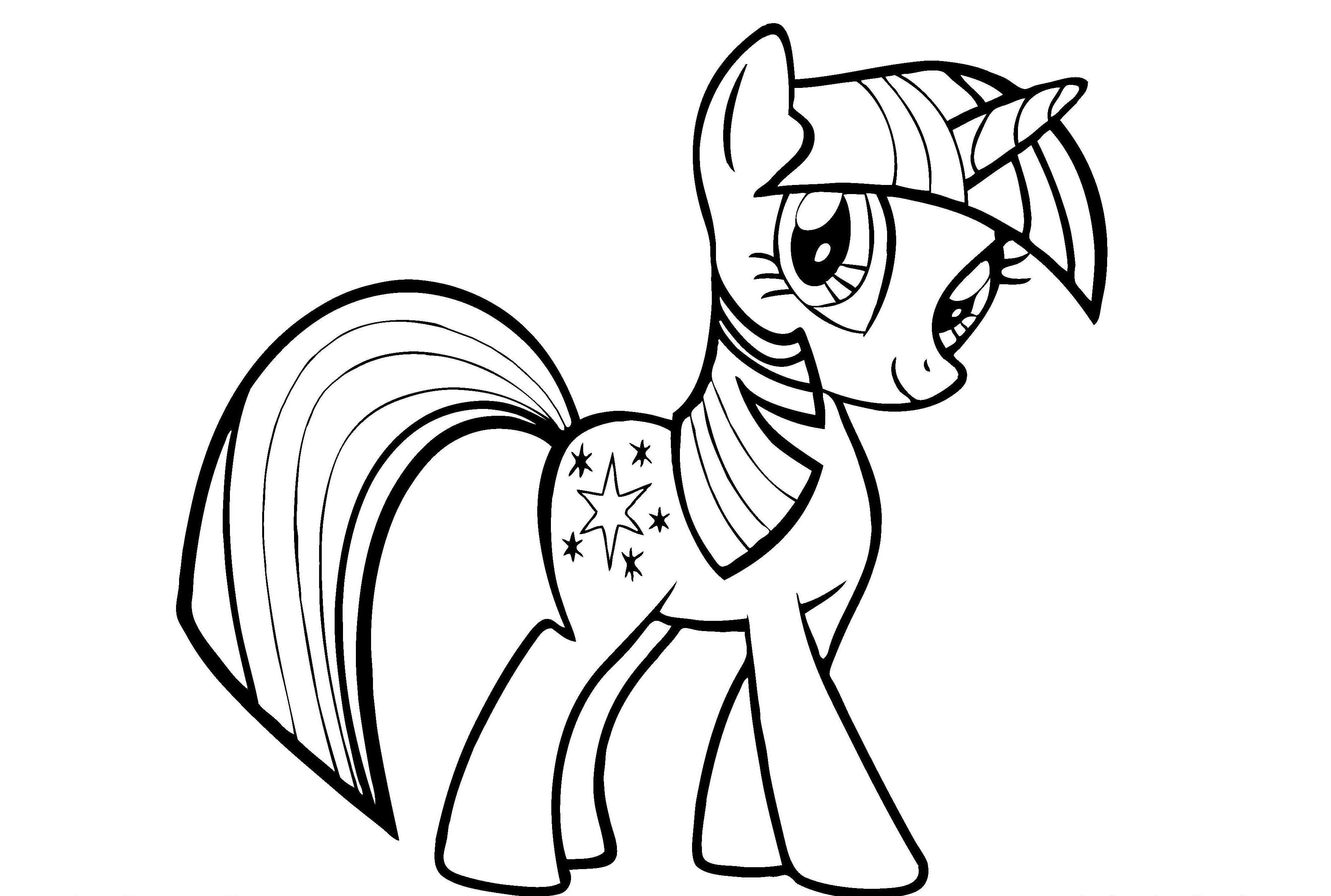 Twilight Sparkle My Little Pony Coloring Pages Coloring Pages For ...