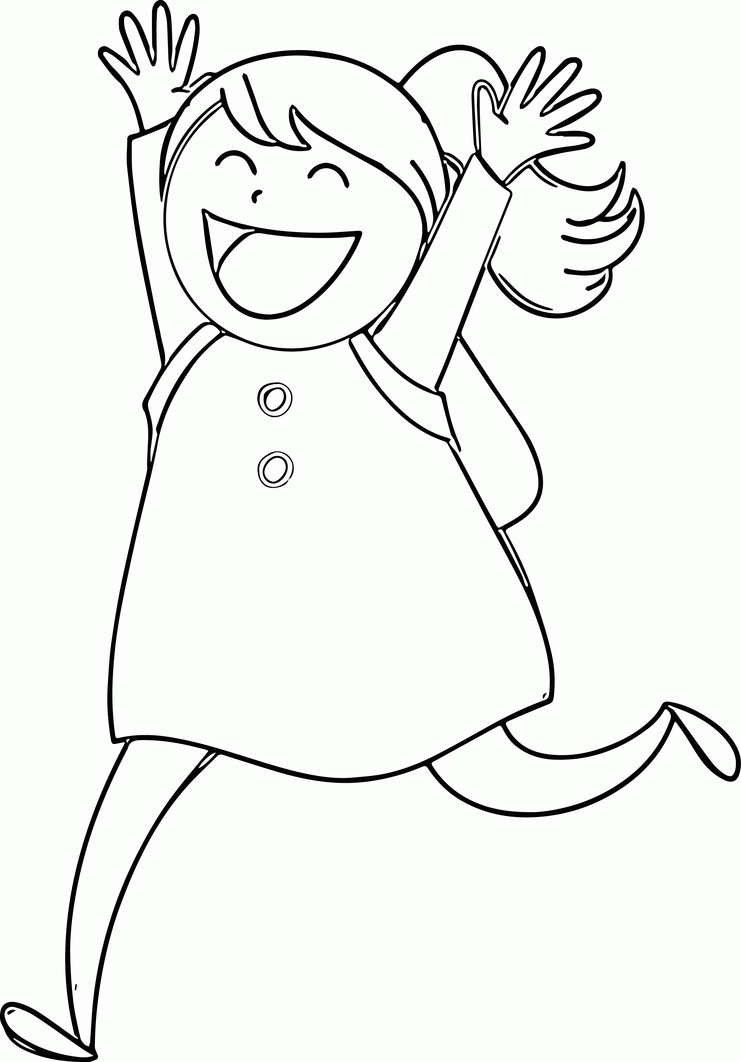Happy Coloring Page - Coloring Home