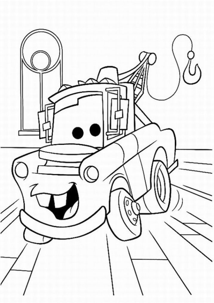Free Coloring Pages Disney Cars - Coloring
