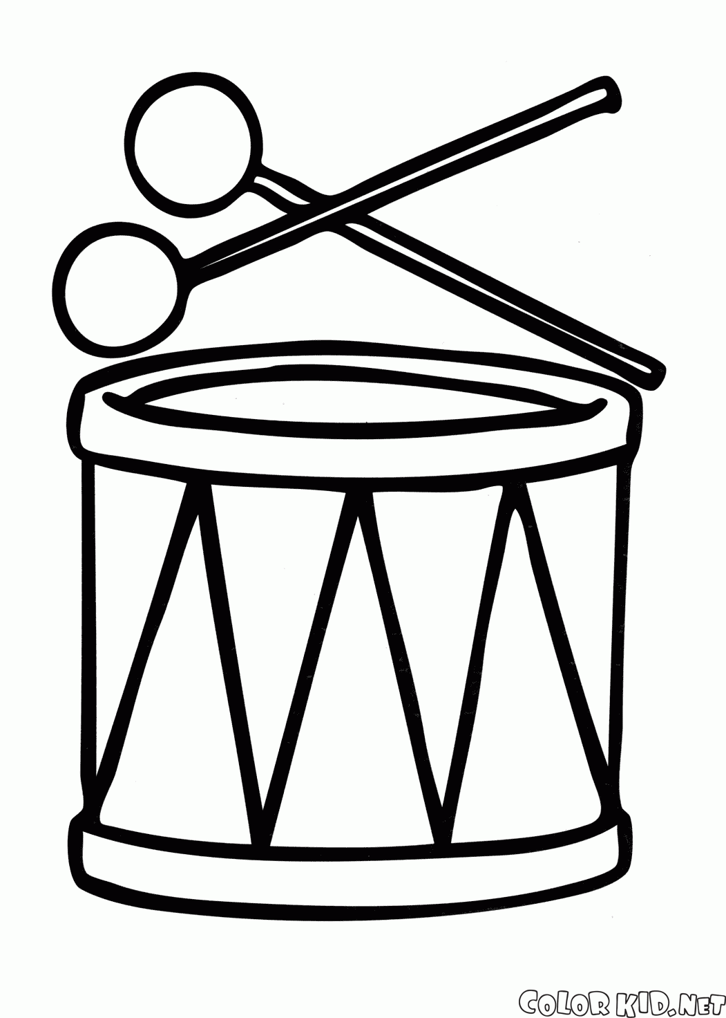 Free Drum Coloring Page, Download Free Clip Art, Free Clip Art on ...