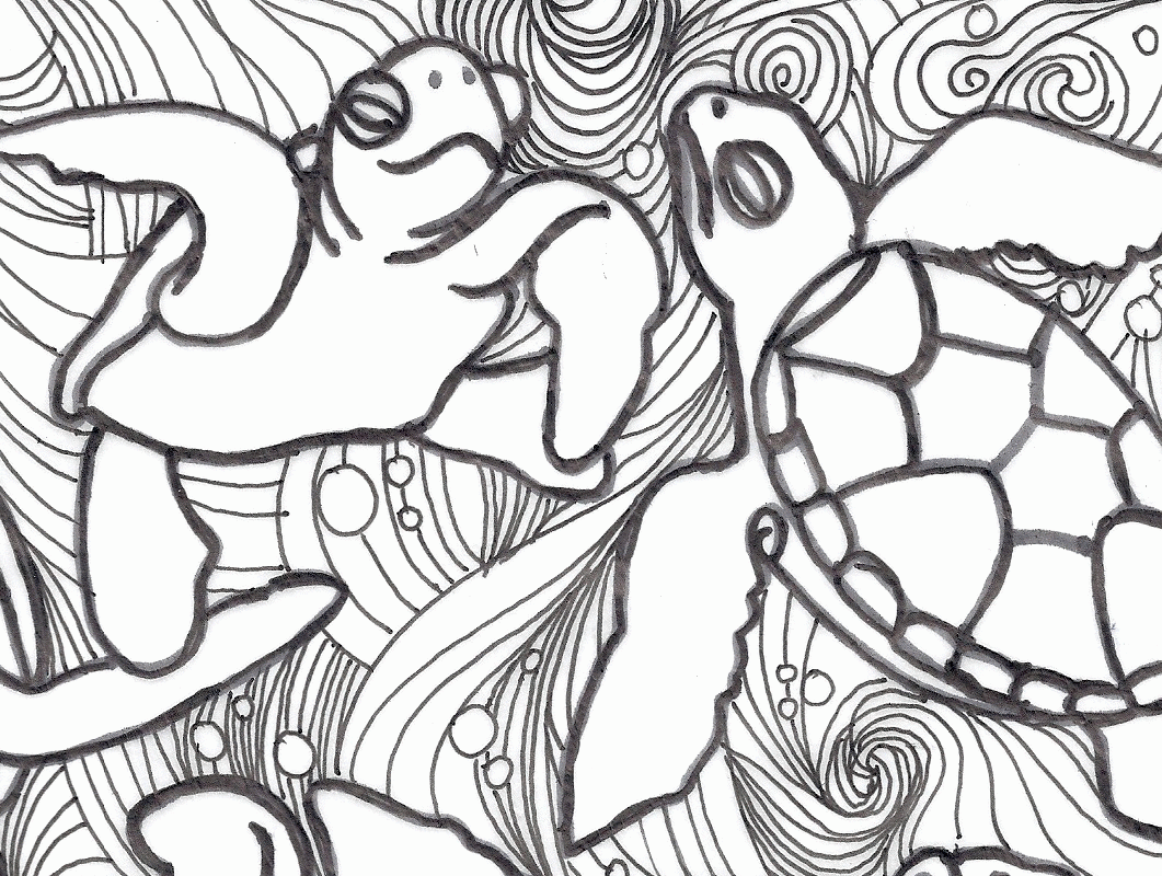 sea turtle coloring pages printable. loggerhead sea turtle ...