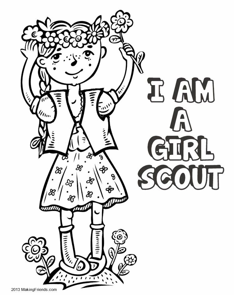 Girl Scout coloring pages ...