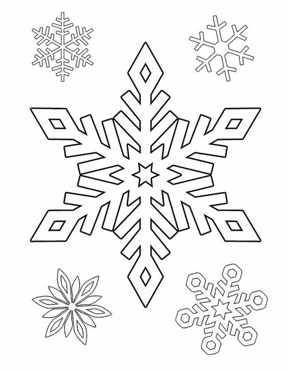 Spectacular Christmas Snowflake Coloring Pages - Best Christmas Moment