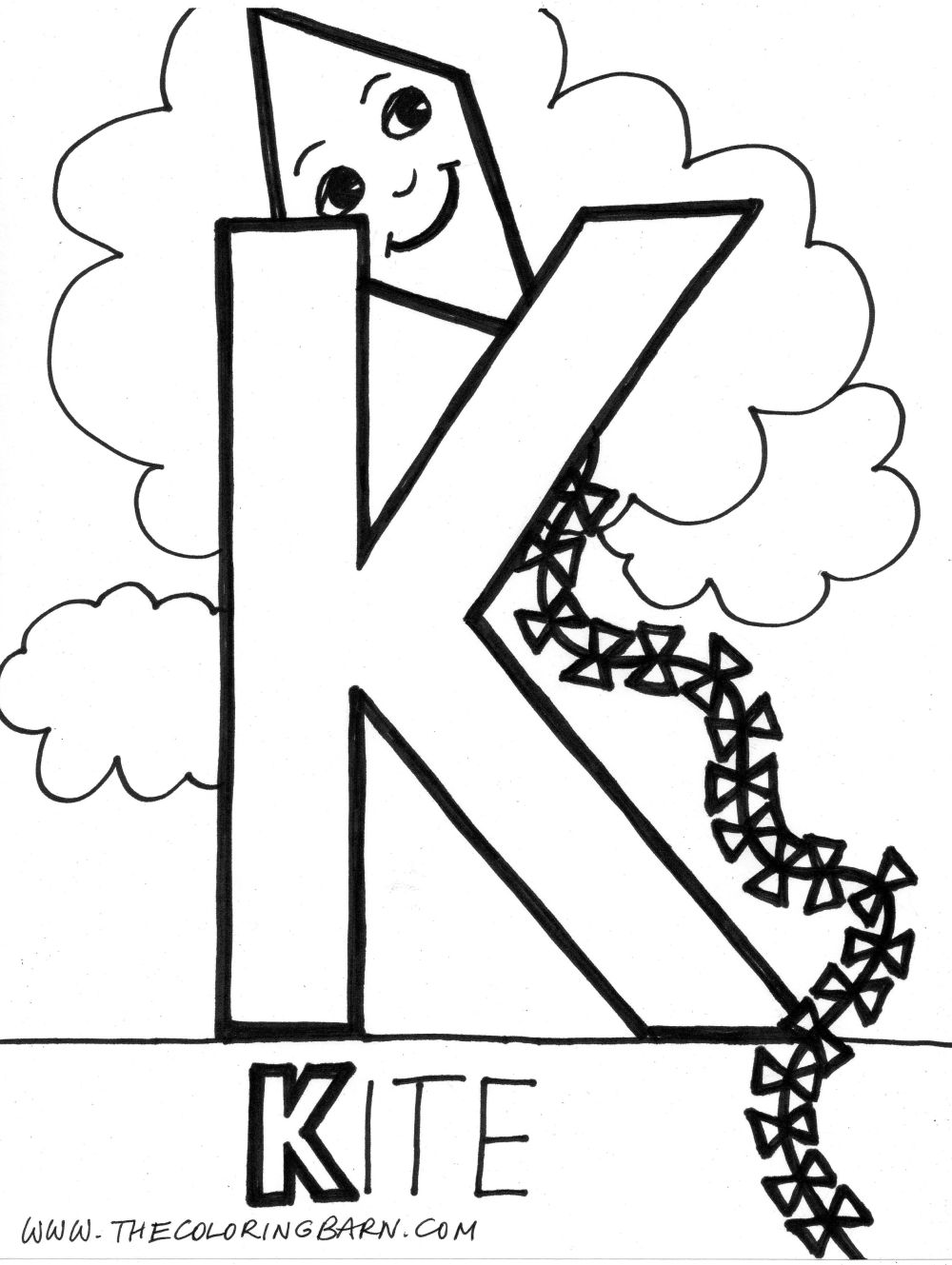 Letter K Coloring Pages | Only Coloring Pages - Coloring Home