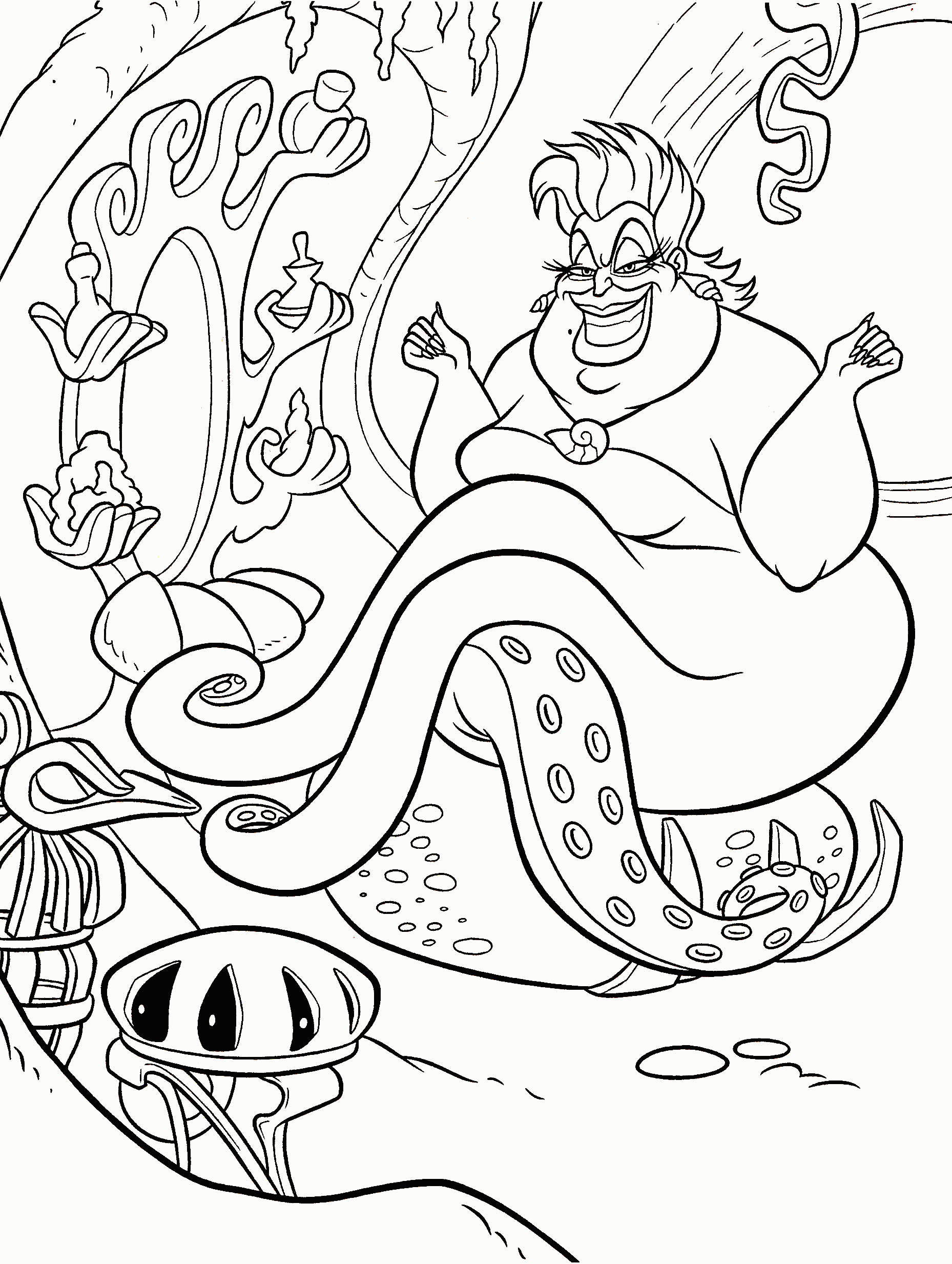 The Little Mermaid Coloring Pages Printable Coloring Home