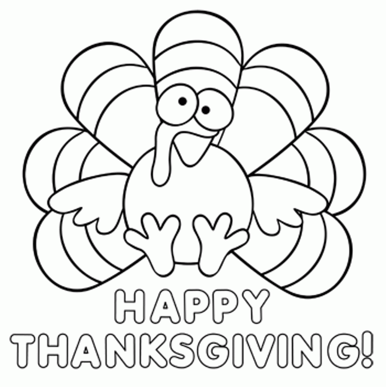 Thanksgiving Coloring Pages For Kindergarten - Coloring Home