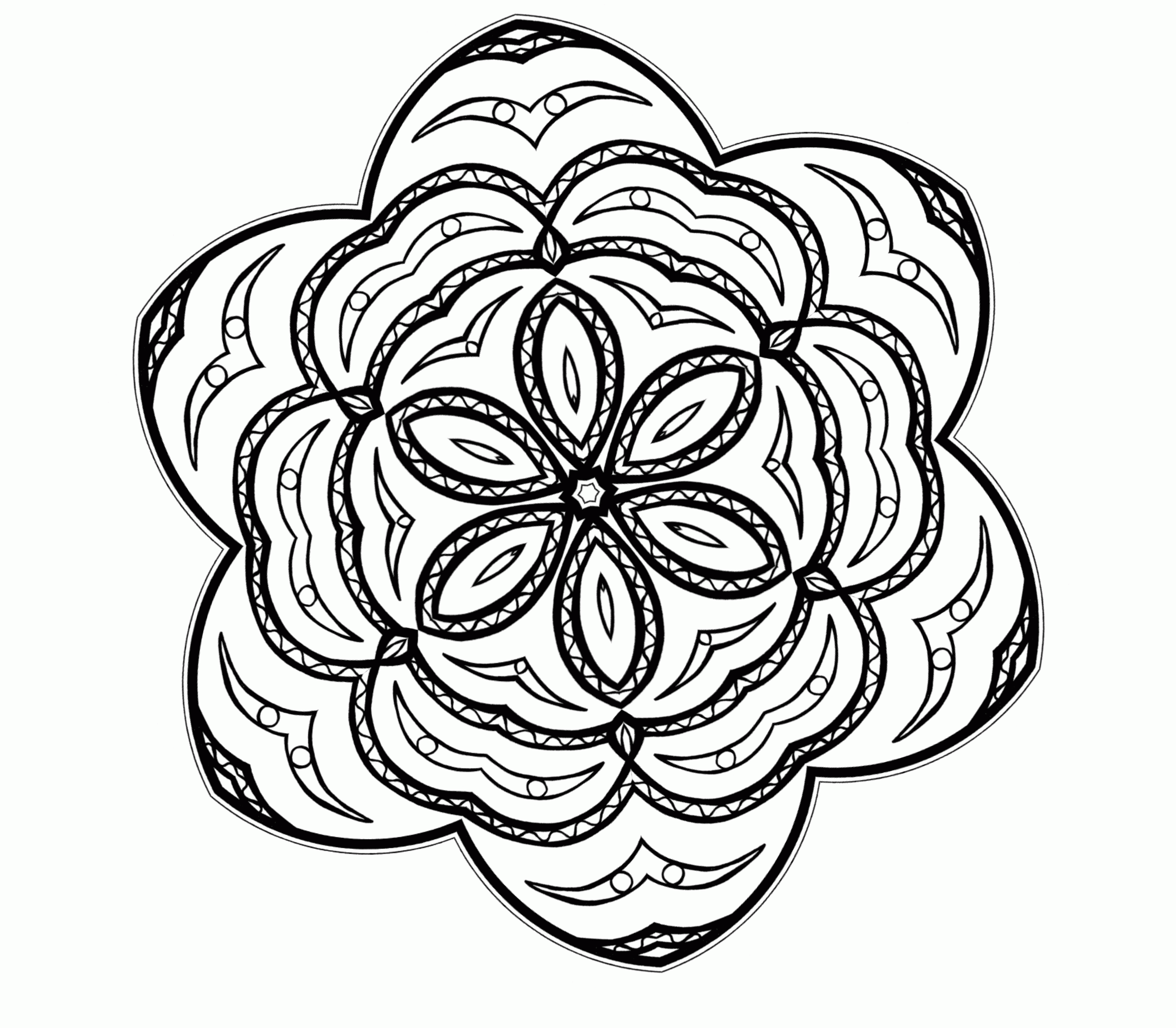 Free Printable Abstract Coloring Pages For Kids