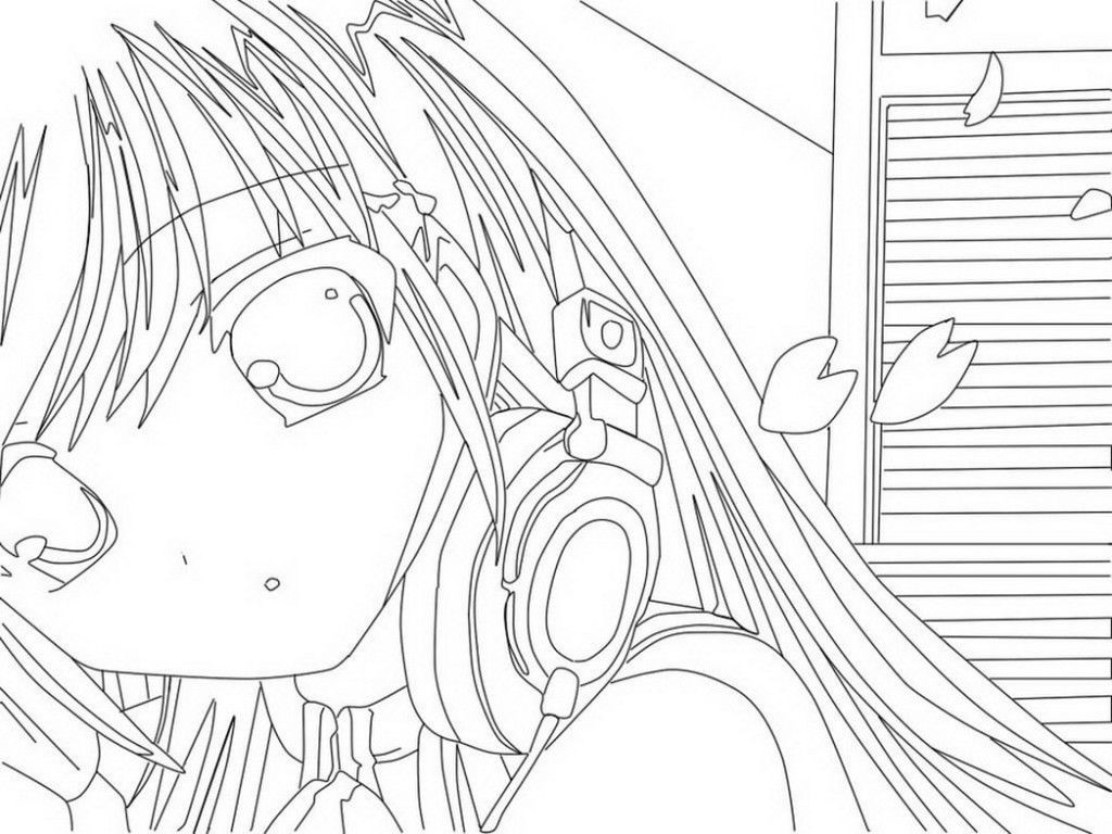 Print Anime Coloring Pages - Coloring Home