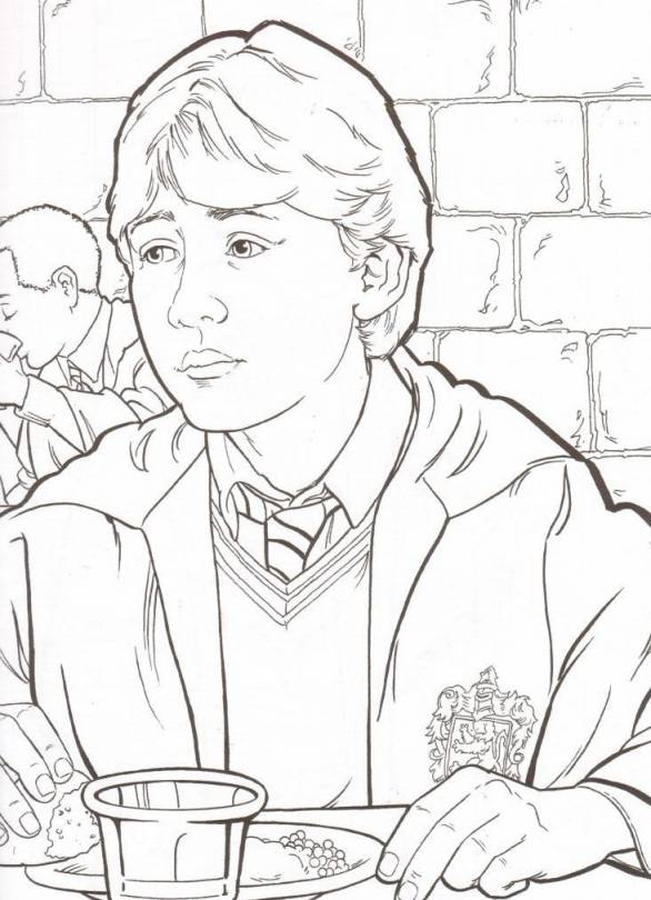 Ron Weasley Coloring Pages at GetDrawings | Free download