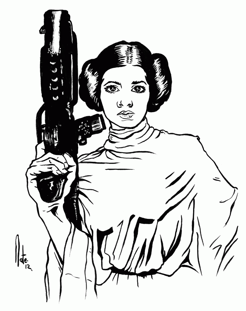 Princess Leia Coloring Pages - Coloring Page Photos