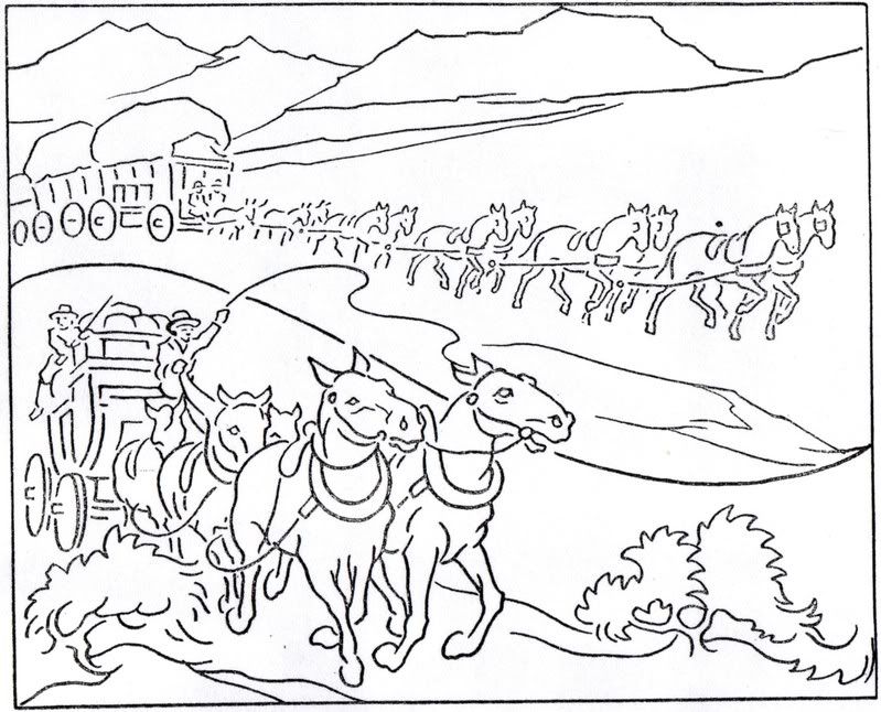Pioneer Coloring Page - Coloring Home