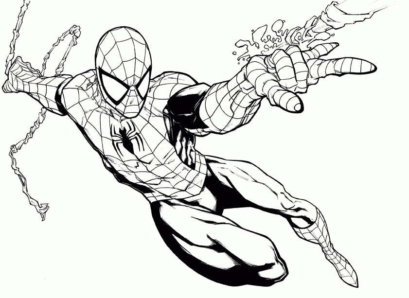 Spiderman Drawings For Kids - Coloring Home