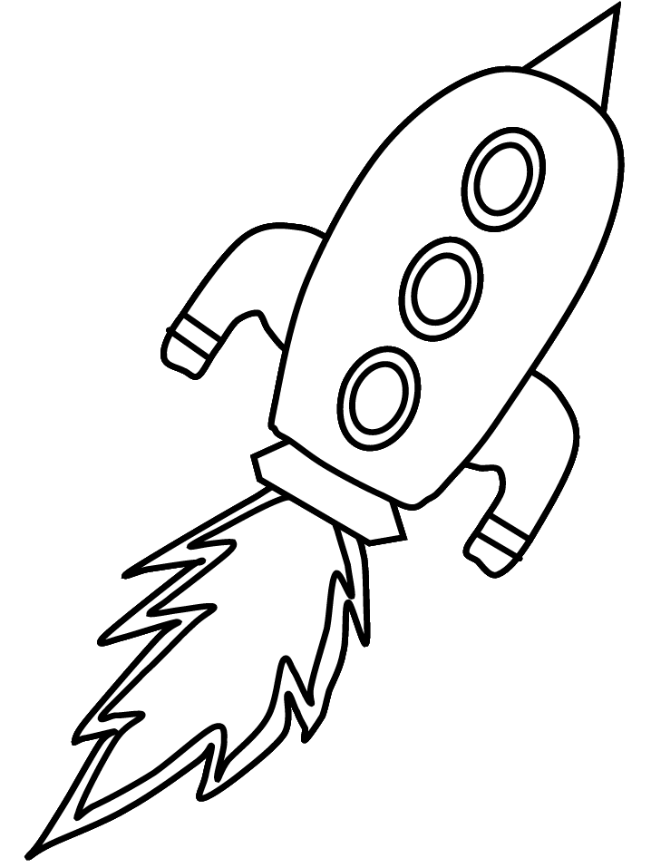 rocket ship coloring page | astronomy