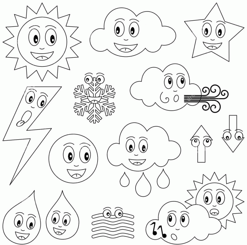 The Dismal State Of Weather Coloring Pages - Kids Colouring Pages