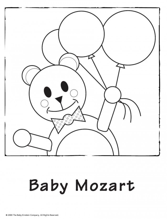 Baby Einstein Coloring Pages