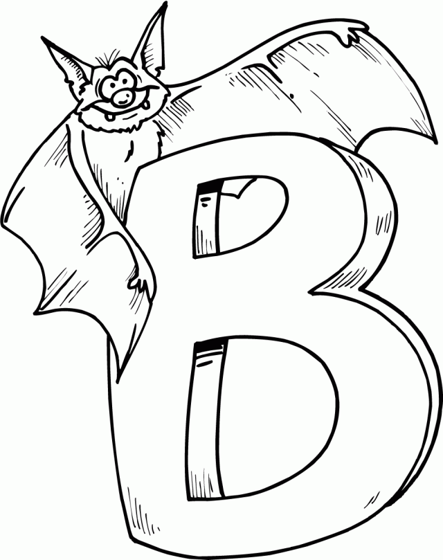 Letter B Coloring Pages Printable Coloring Home