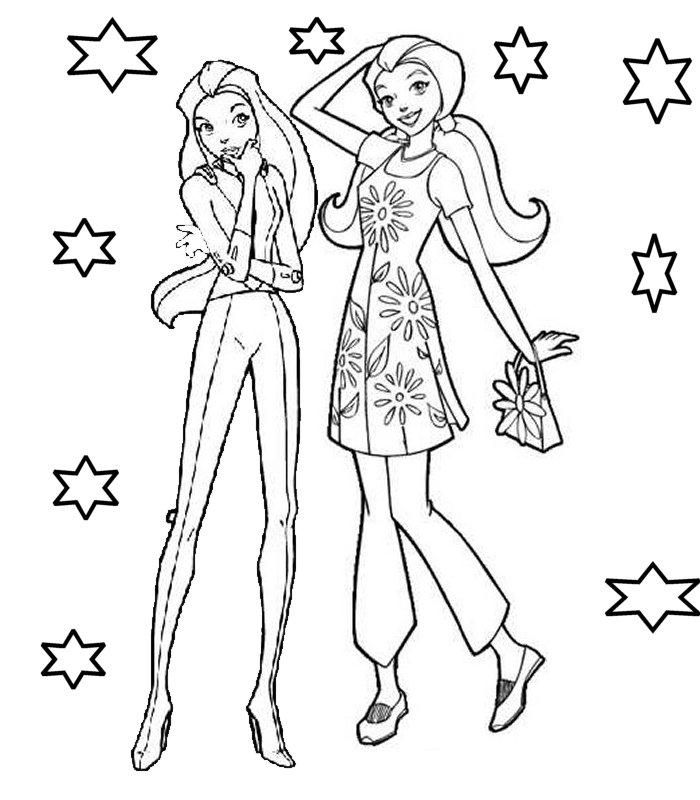 totally super spies Colouring Pages (page 3)
