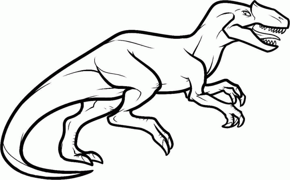 Allosaurus Coloring Pages - Coloring Home