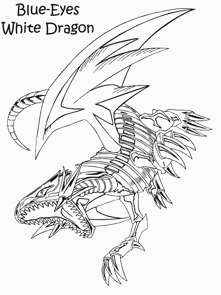 Yugioh Coloring Pages for Kids- Printable Coloring Book Pages