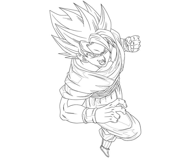 Goku 15 Coloring | Crafty Teenager