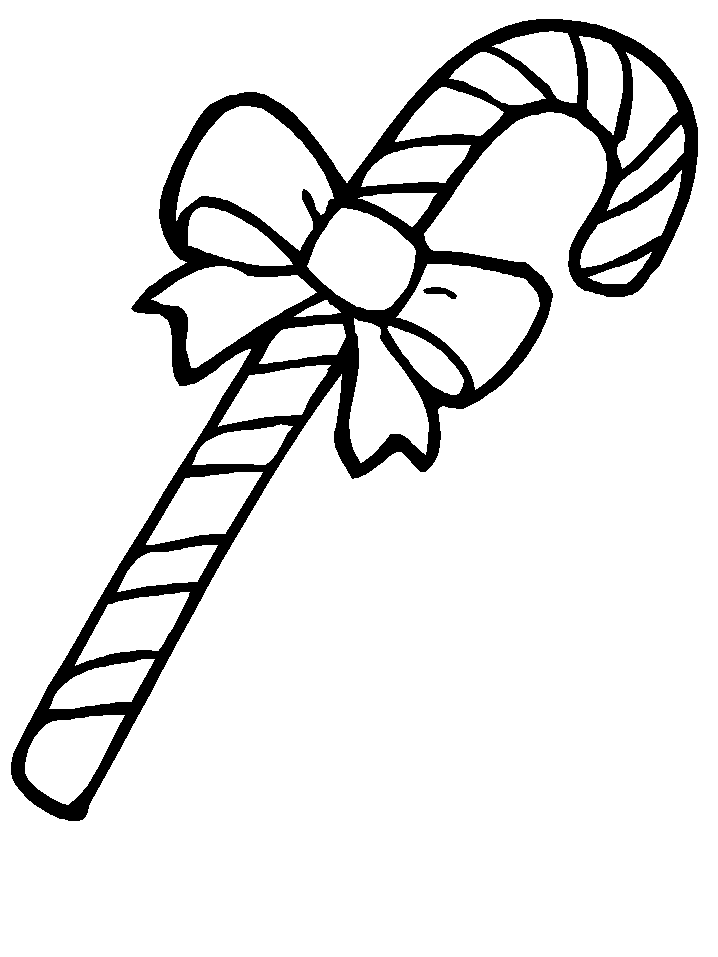 Candy Canes Coloring Pages Christmas Coloring Papers | Fav Dye Pages