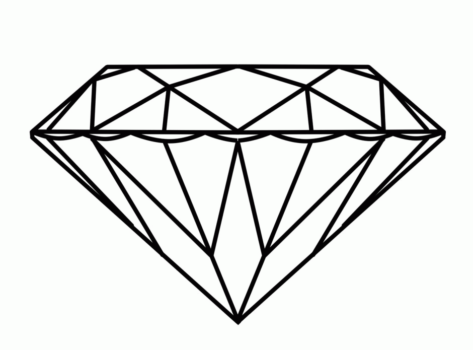 Diamond Ring Coloring Page | Clipart Panda - Free Clipart Images