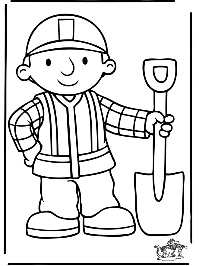 Bob The Builder Coloring Pages Coloring Home