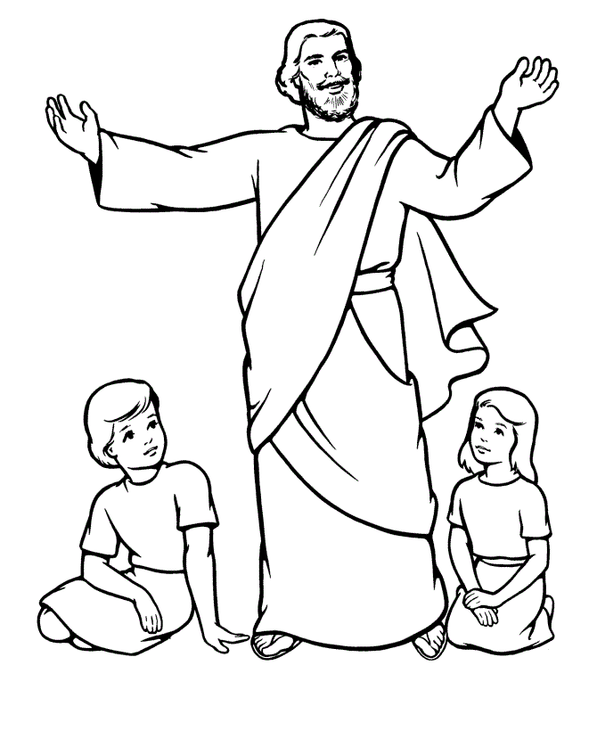 Christmas Coloring Pages of Peter of Bible Pages to Color | Coloring