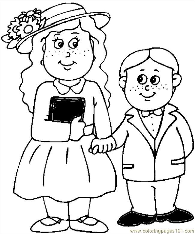 Clothes Coloring Page - Coloring Home