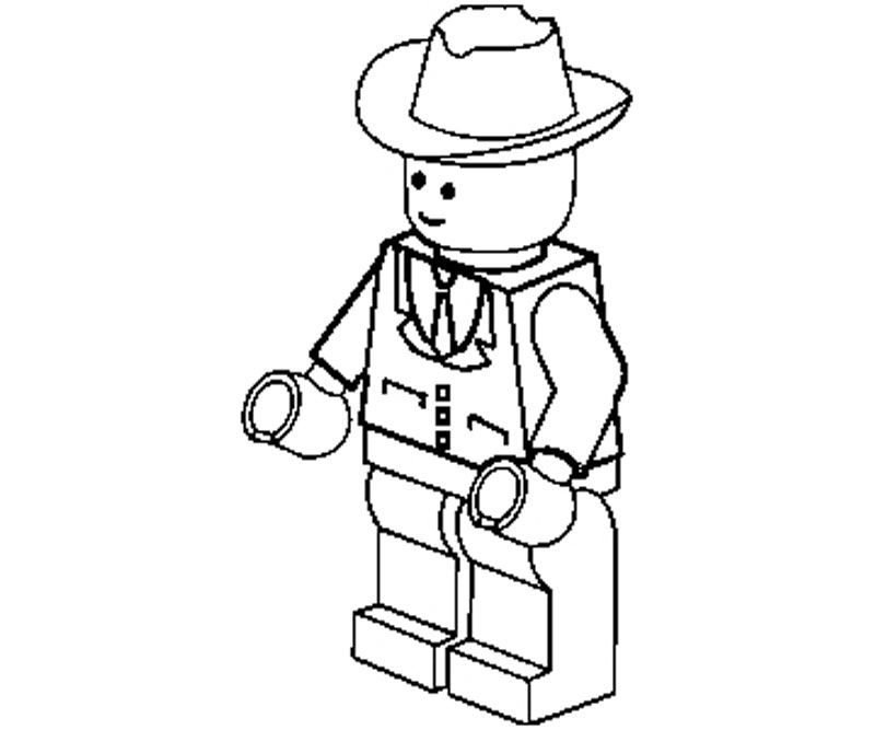 4 Lego Coloring Page