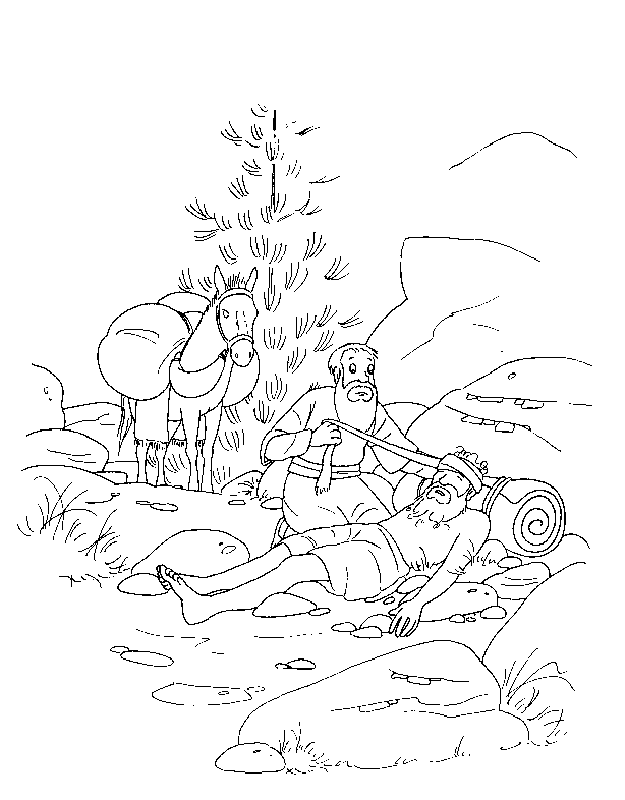 Bible Story Coloring Page - Coloring Home