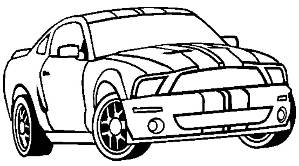 Car Ford Shelby GR2005 Coloring Page - Ford Car Coloring Pages 