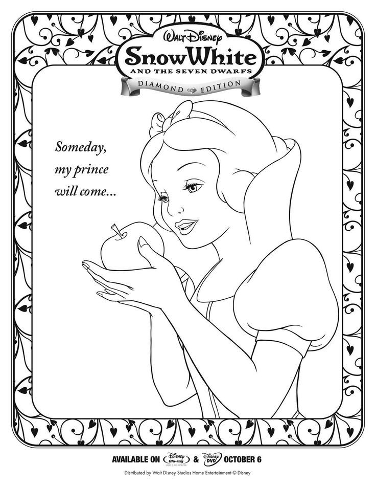 snow white print outs @Jana Wold | fairest of them all