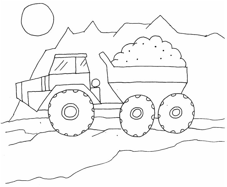 Construction Themed Coloring Pages | Free Coloring Pages