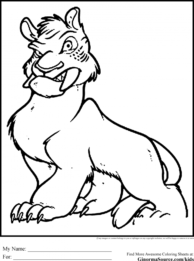 Coloring Pages Of Tigers Gif Funny Popular Cool Movie Funny Gif 