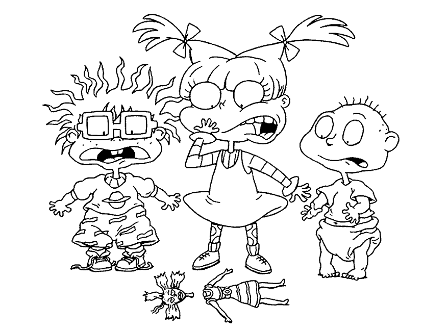 Rugrats Printable Coloring Pages - Coloring Home
