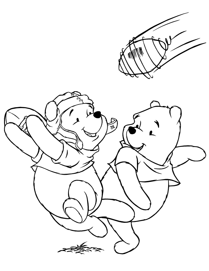 Free Printable Winnie The Pooh Bear Coloring Pages | HM Coloring Pages