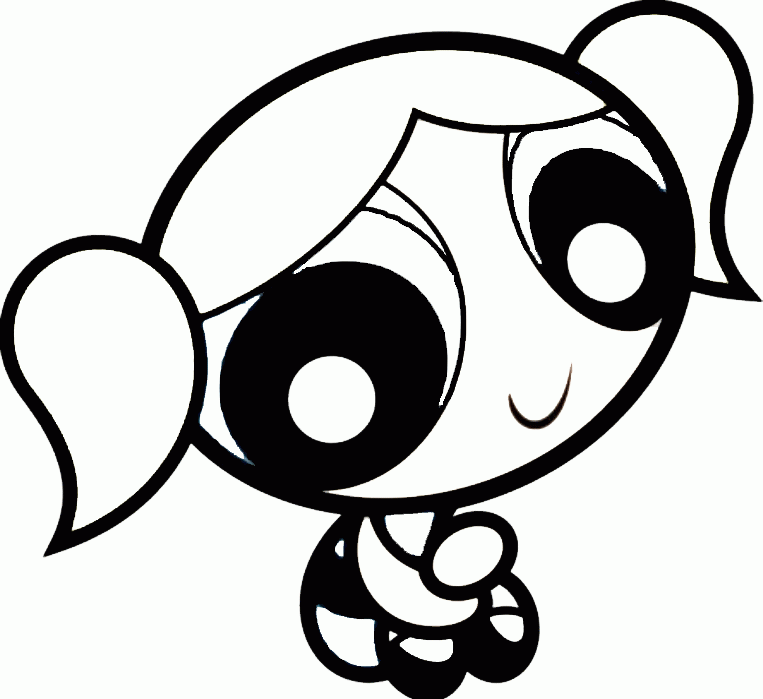 bubbles ppg Colouring Pages