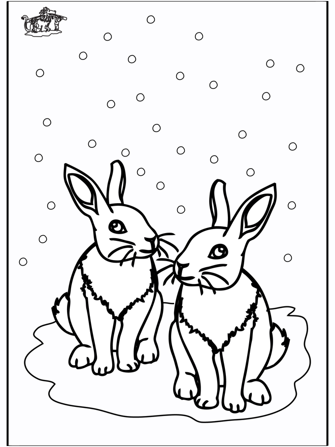 Winter Animals Coloring Pages - Coloring Home