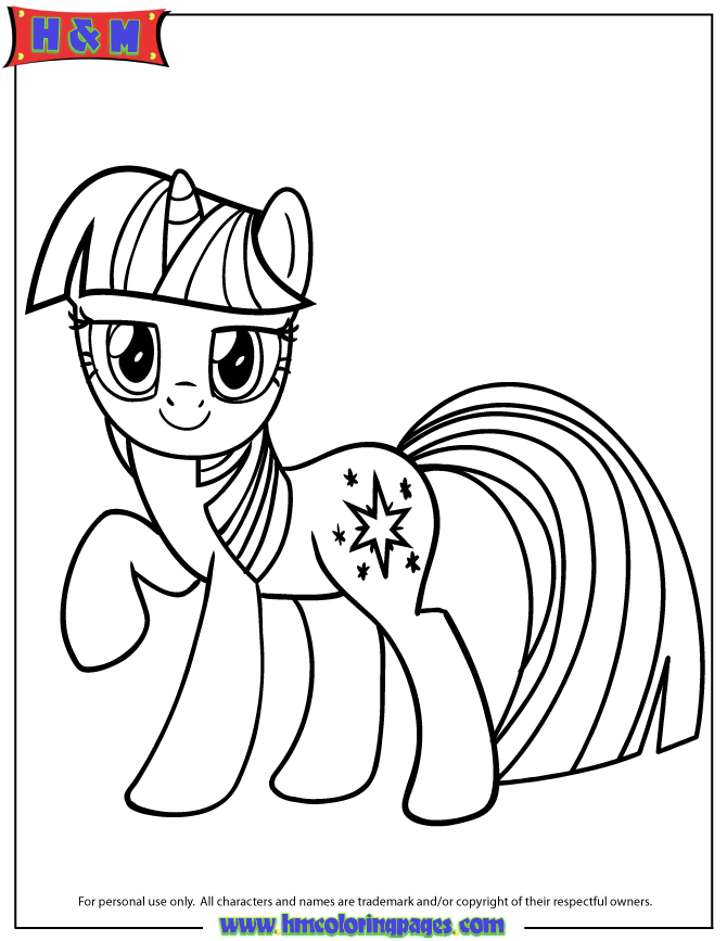 twiligth sparkle Colouring Pages