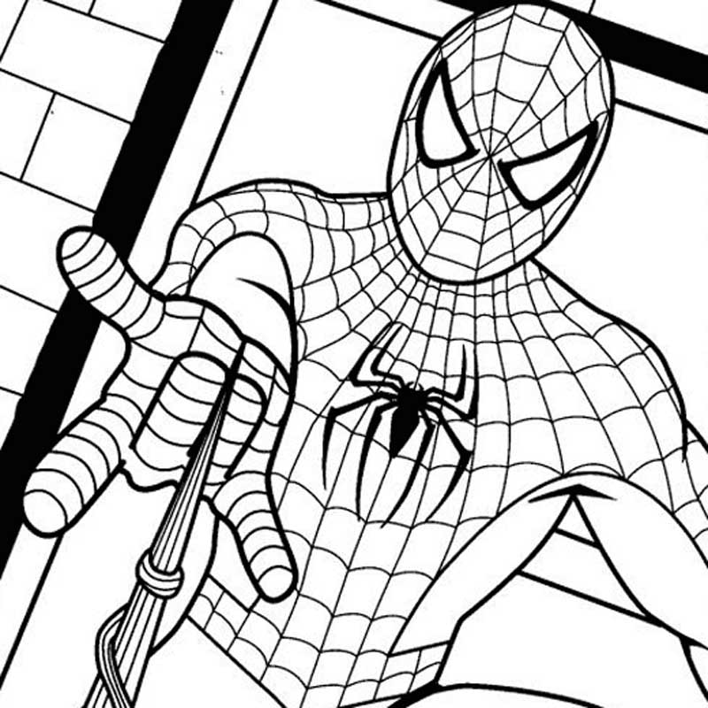 Spiderman Coloring Pages Pdf Coloring Home
