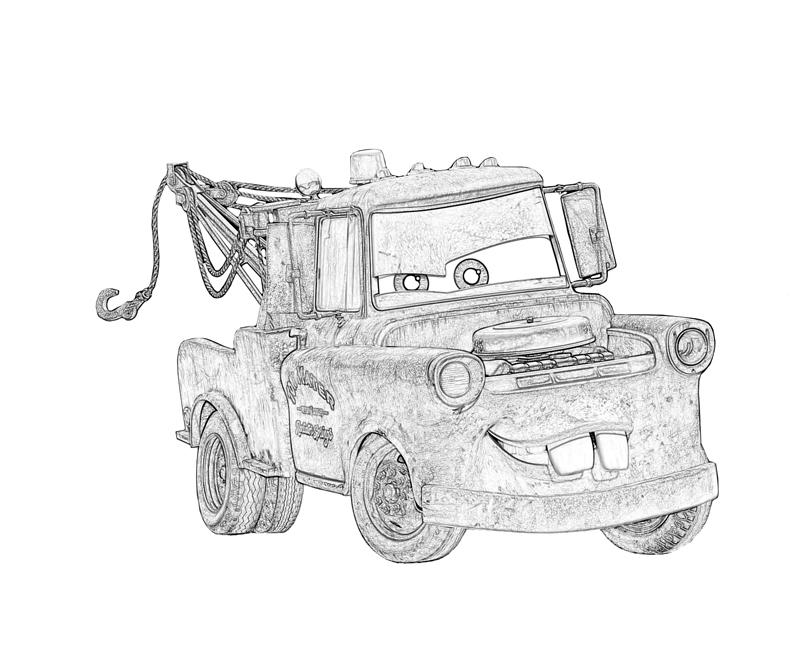 7 Pics of Mater From Cars Coloring Pages - Mater Cars Movie ...