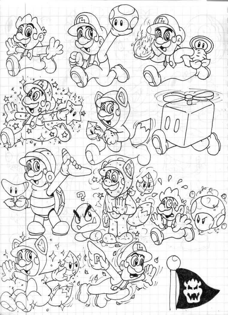 11 Pics Of Mario 3D Land Coloring Pages Super Mario 3D World