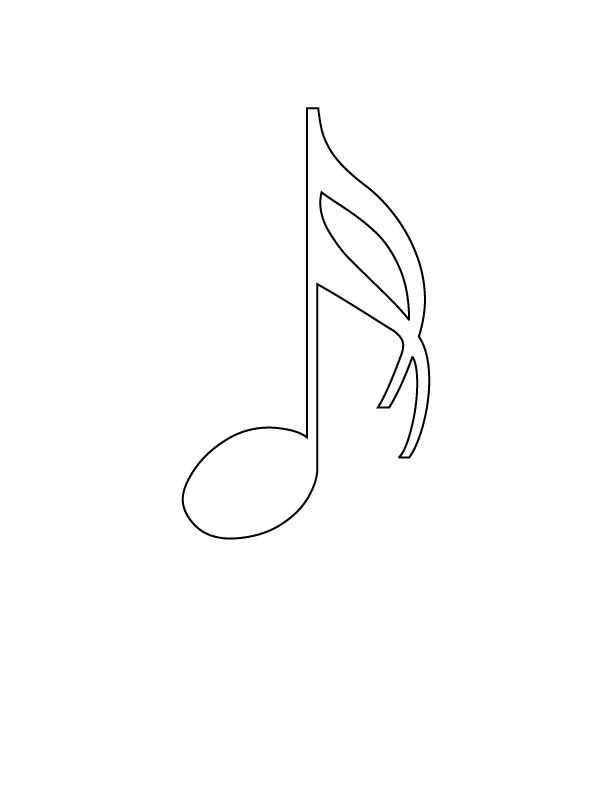 14 Pics of Music Coloring Page Say That - Musical Notes Coloring ...