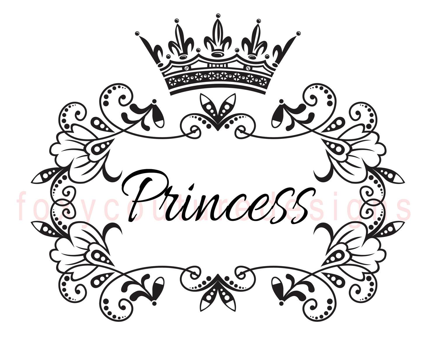 Princess Crown Coloring Page - Auromas.com