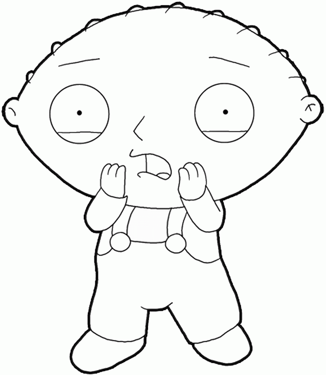 Stewie Family Guy Coloring Pages Coloring Home