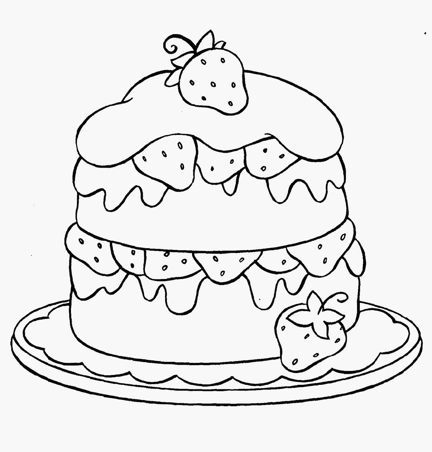 Cupcake Printable Coloring Pages - Coloring Home